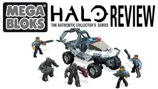 MEGA BLOKS HALO NMPD Warthog Review