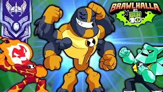 Используй силу Бен 10, чтобы получить АЛМАЗ в рейтинговом матче Brawlhalla 1 на 1!
