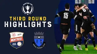 Montrose 2-5 Darvel | Highlights | Scottish Cup Third Round 2022-23