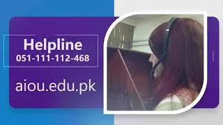 AIOU Call Center | helpline | Short Video |