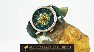 OPAL WATCH, FIRE OPAL WATCH, OPAL FACE WATCHES FROM AUSTRALIAN OPAL DIRECT | WORLDWIDE SHIPPING