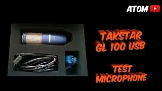 СТУДИЙНЫЙ МИКРОФОН (Конденсаторный) TAKSTER GL100USB ✔ Unboxing #1