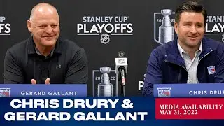 New York Rangers: Chris Drury & Gerard Gallant Media Availability | May 31, 2022