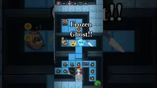 👹Frozen ghost!!!🥶🔪 #horrorgame #mobilegaming #haunteddorm #ghost #viral #gameplay