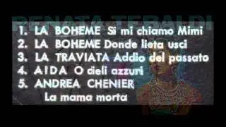 Puccini / Verdi / Renata Tebaldi, 1962: Arias from La Boheme and La Traviata - Indexed