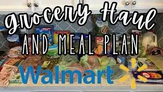Реалистичный план покупок продуктов в Walmart для моей семьи из 4 человек | План питания | Молли ...