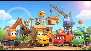 Build Homes for Pets! 🚧 Excavator & Friends | Adventure Diggers
