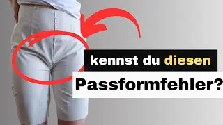 Schrittdurchmesser zu klein in der Grundschnitthose // Die perfekte Maßhose selber machen // Teil 5