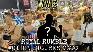 WWE Royal Rumble action figure match, wwe royal rumble stop motion, wwe royal rumble toy fight