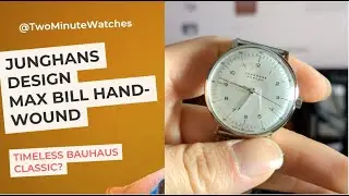 Must-have Bauhaus?? JUNGHANS Design Max Bill Hand-Wound Mechanical Watch Review | @TwoMinuteWatches