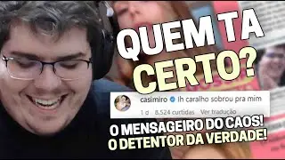 CASIMIRO FOI PIVÔ DA TRETA ENTRE FAMOSOS! ENTENDA O CASO | Cortes do Casimito