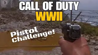 PISTOL CHALLENGE! (Call of Duty: WW2 Beta)