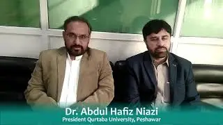 President Qurtaba University sharing his views about ROSE Chitral