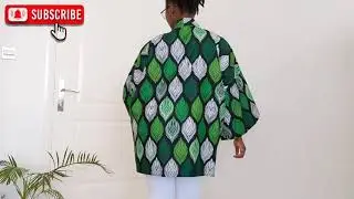 How to style an Ankara kimono | Different styling for African print Kimono