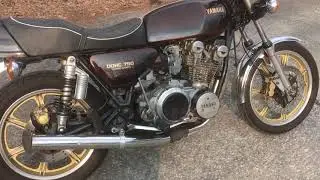 YAMAHA 1977 GX750/XS750 marving exhaust CDI Rev-limiter ヤマハ発動機 3気筒エンジン 当時物マービンク集合管 レブリミット作動