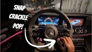 POV DRIVE IN A 420+ HP AMG | RAW ENGINE SOUND | DOWNTOWN TORONTO | CAR WASH