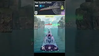 🔥Pan Spatial Teton After buff Damage🤯 test  #modernwarships