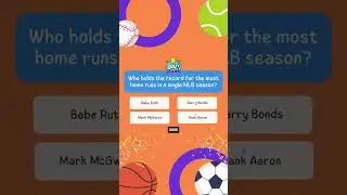 Sports Quiz | General Knowledge Quiz About Sport #sportquiz #quiz #quizgame #sportsquestions #trivia