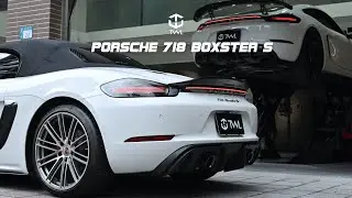 Porsche 718 Rear Diffuser & Exhaust - A perfect upgrade from the 2.0 Look to the 4.0 Look