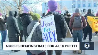 Nurses demonstrate in honor of Minnesota ICU nurse who died last week