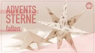 Kleine Sterne basteln aus Papier | schafTV
