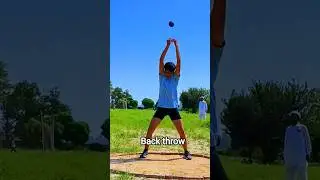 shot put back throw #throw #ytshorts #motivation #trending  #shotputthrow