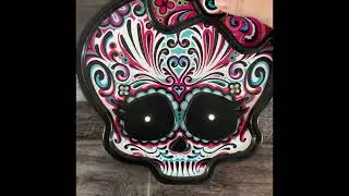 Monster High Sugar Skull Figure Display Carrying Case Purse Makes Noise
