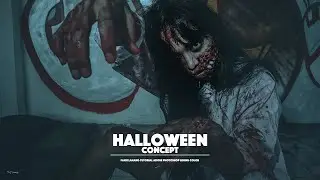 Halloween Concept With Movie Color Tone | Photoshop Tutorial