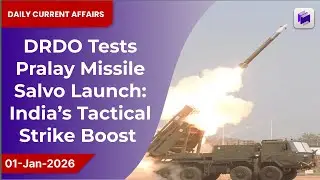 🚀🛡️ DRDO tests Pralay missile salvo launch, boosting India&rsquo;s tactical strike power | 01 Jan 2026