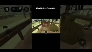 Wood train + Conductor #roblox #dead rails