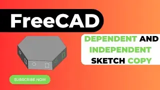 Копировать эскиз с одной грани на другую в FreeCAD