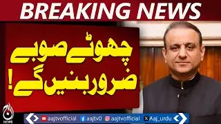 New Provinces in Pakistan | Ali Imran Khan Supports Division Plan | Political Update - Aaj News