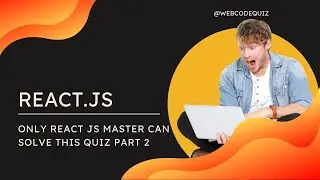 Test Your React.js Knowledge with Mcqs| React.js Basics Quiz | Part 2