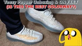 Yeezy Pepper Unboxing & On Feet !! - (IS THIS THE BEST COLORWAY AFTER 380 Alien ?) 4K!!!