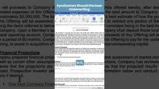 PPM in Real Estate Syndication Investing, Part 5 Syndicators Should Disclose Underwriting