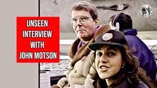 Unseen Interview with the voice of British football, John Motson - the bard of English football