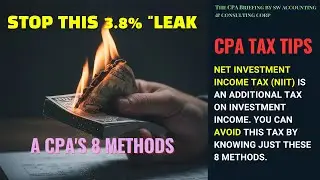 You can avoid Net Investment Income Tax (NIIT) by knowing just these 8 methods.