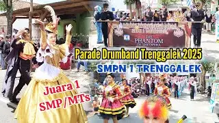 Parade Drumband Trenggalek SMP Negeri 1 Trenggalek Juara 1 SMP/MTs