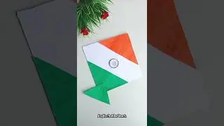 How to Make Tricolour Kite at home /DIY Kite /Tricolour Kite making Ideas #makarsankranti #diy #kite