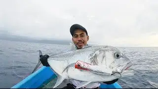 Top water fishing || popping & trolling in remote island gili