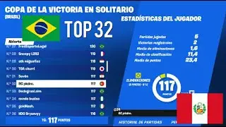 ASI QUEDE TOP 32 en la CASH CUP de SOLOS - Fortnite PERU #fortniteperu  #fortnitecompetitive
