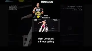 Prowrestling highlights: Pro Wrestling NOAH Star Titus Alexander. #aew #wwe #njpw