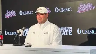 Mississippi State head coach Jeff Lebby recaps win over Alcorn State