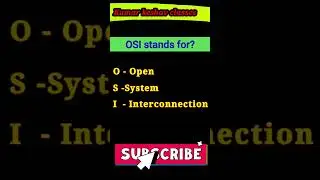 OSI stands for?/ #kumarkeshavclasses #kumarkeshav #computerclasses