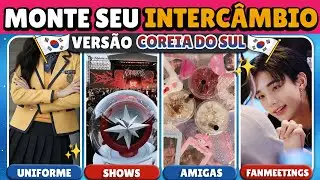 INTERC&Acirc;MBIO NA COREIA DO SUL ✈️ | Monte Sua Vida Estudando na Coreia (Quiz Interativo)