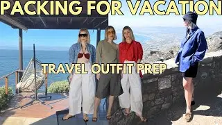 OUTFIT PREP and PACKING TIPS how I packed for a month long vacation