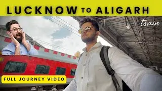 VANDE BHARAT train full journey vlog || Lucknow to Aligarh
