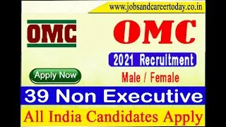 OMC Recruitment 2022 | 39 Jr. Accountant & Electrician Posts | Apply Online#JOB #RECRUITMENT #CAREER