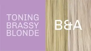 how to tone brassy blonde hair with oVertone