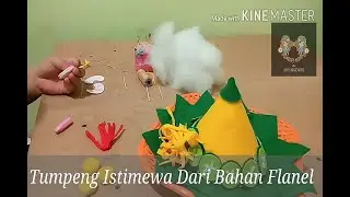 TUTORIAL PEMBUATAN TUMPENG DARI BAHAN FLANEL PALING MUDAH